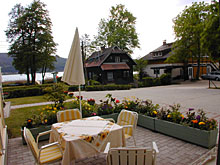 Ferienwohnung Klimt, Liegewiese am See